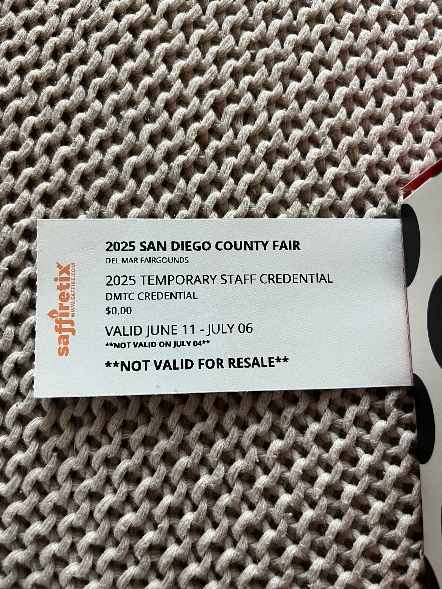 Del Mar Fair Tickets