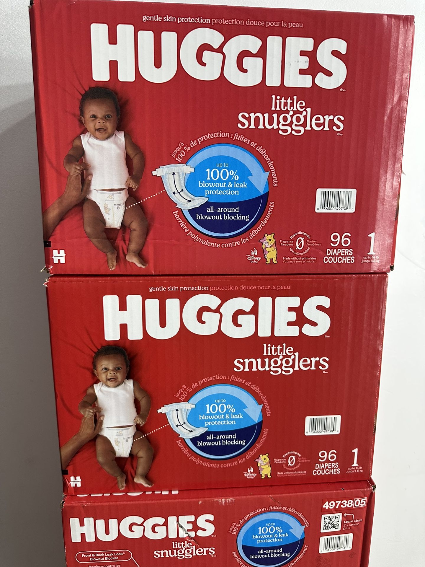 Huggies diapers size 1 $20 each box 
