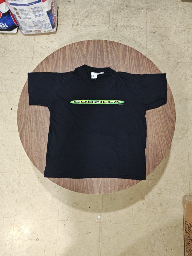 Vintage 1998 Godzilla Movie Promo Shirt Carribean Dream Tag