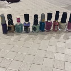 10 Assorted Color Nail Polish