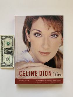  Celine Dion "For Keeps" large book