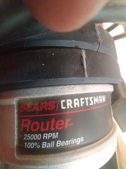 Craftsman Router W Case