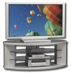 Heavy Glass TV Stand - Originally $625 - 20”H X 51”L X 27”D