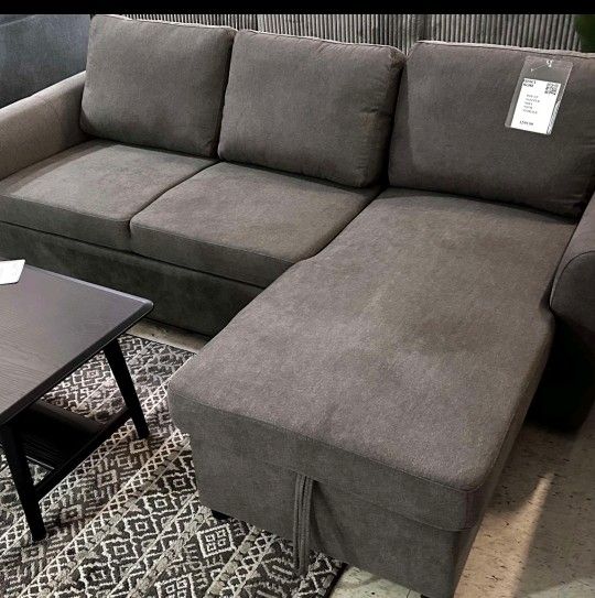 OM• $38 Initial • Brand New//Pop Up Sleeper Sofa With Storage