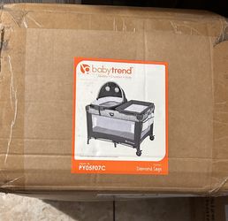 Brand new Baby trend playpen includes cradle and baby changer