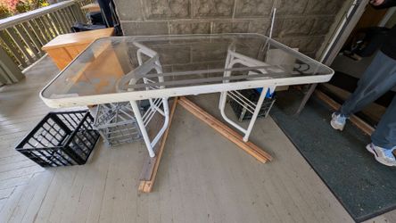 Patio table.