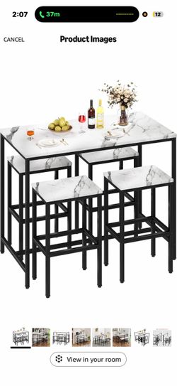 High Top Dining Table