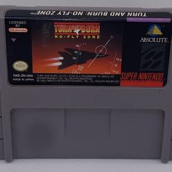 Turn and Burn: No-Fly Zone (SNES, 1994) ONLY CART/TESTED WORKS!