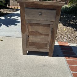 Solid Wood Nightstand / Side Table