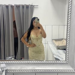 Gold Prom Dress