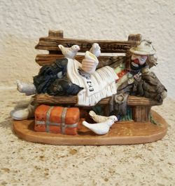 Flambro Emmett Kelly Jr NO LOITERING Limited Figurine