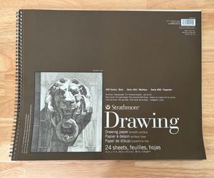 Strathmore (400-107 400 Series Drawing, Smooth Surface, 14x17, White