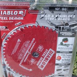 DIABLO
10in. x 50-Teeth Steel Demon Cermet II Saw Blade for Medium Metal
