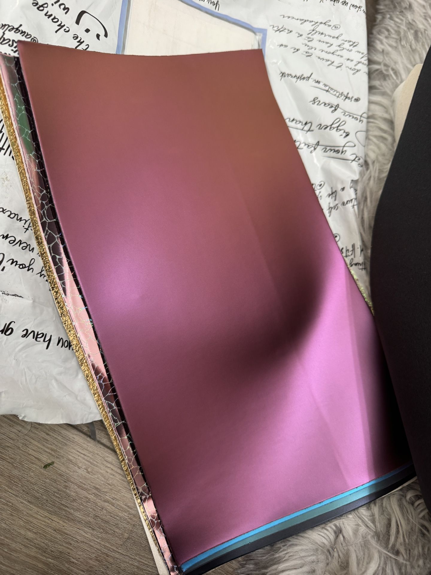 Faux Leather Sheet Scraps