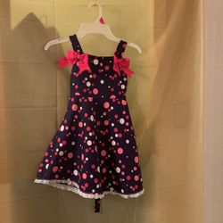 Jessica Ann Pokiedot Dress Size 5 