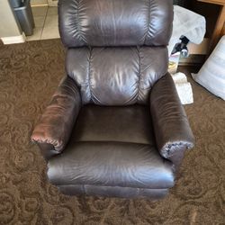 Free Trademark Leather Recliner Rocker