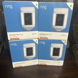  Ring Cameras Plus Changing Station & 4 Battery’s 