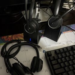 Headsets  w/mic 