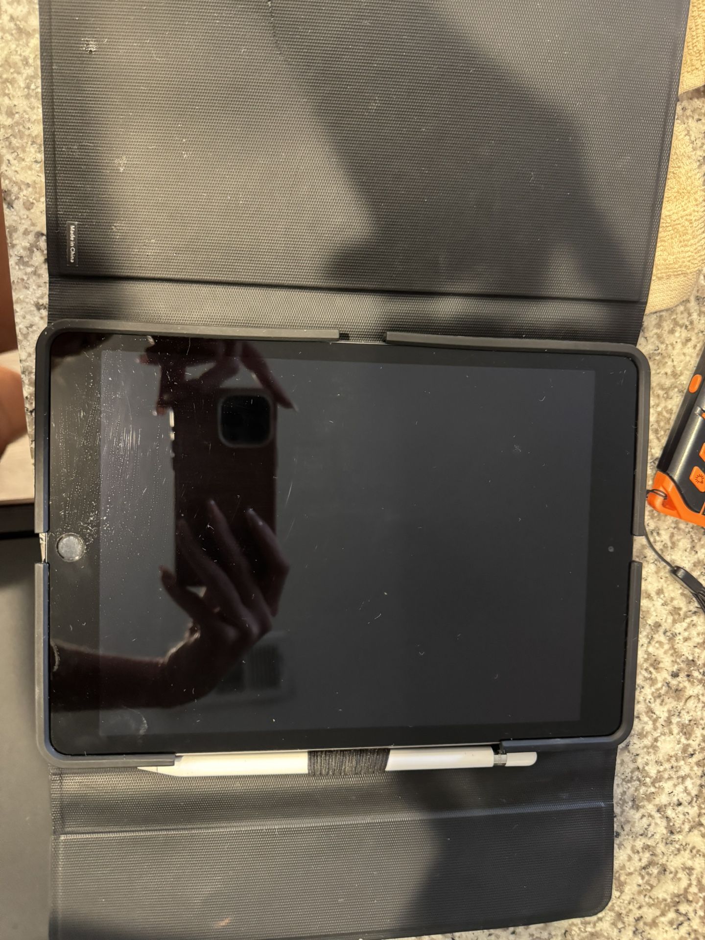 iPad with case and apple pencil