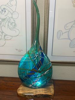 One Of  A Kind Glass Blown Light