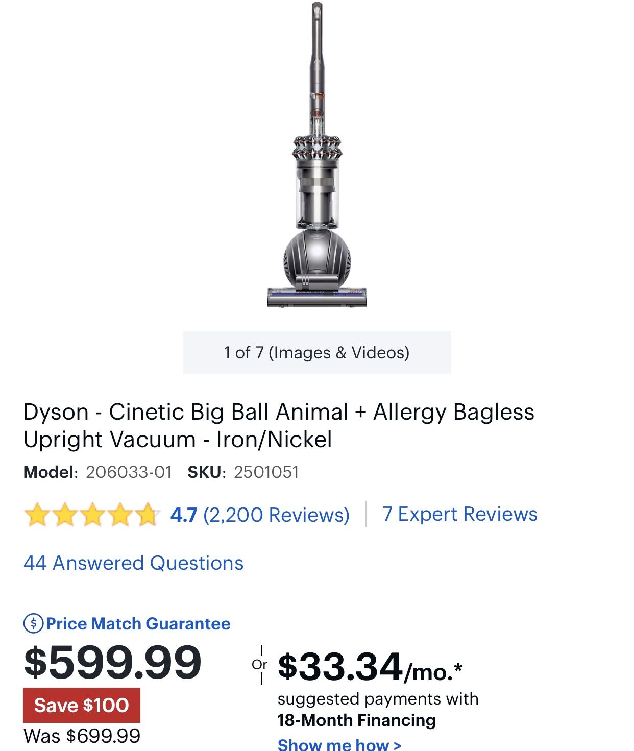 BRAND NEW DYSON 1/2020