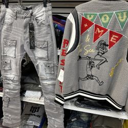 New Stacked Jeans New Jacket 