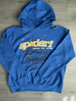 TC Blue Sp5der Hoodie