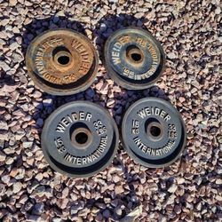 Delivery Available - Olympic Weights 132 Pounds Total 