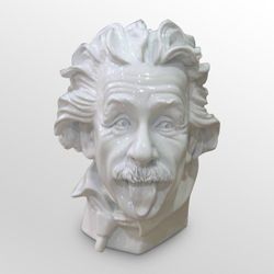 Ceramic Albert Einstein Bust