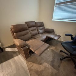 Leather Couch 
