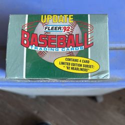 Fleer  1992 Baseball Update Cards