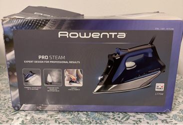 Rowenta Pro Steam Iron, Vertical Steam, Auto-Off, Open box, new