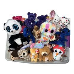 70+ Beanie Babies & Vintage Plush Animals – 90s Ty + Newer – Collection Lot