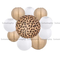 Brand new 10 packs Round Mixed Sized Paper Lanterns for wedding birthday baby shower graduation event home party decoration DIY art craft supplies