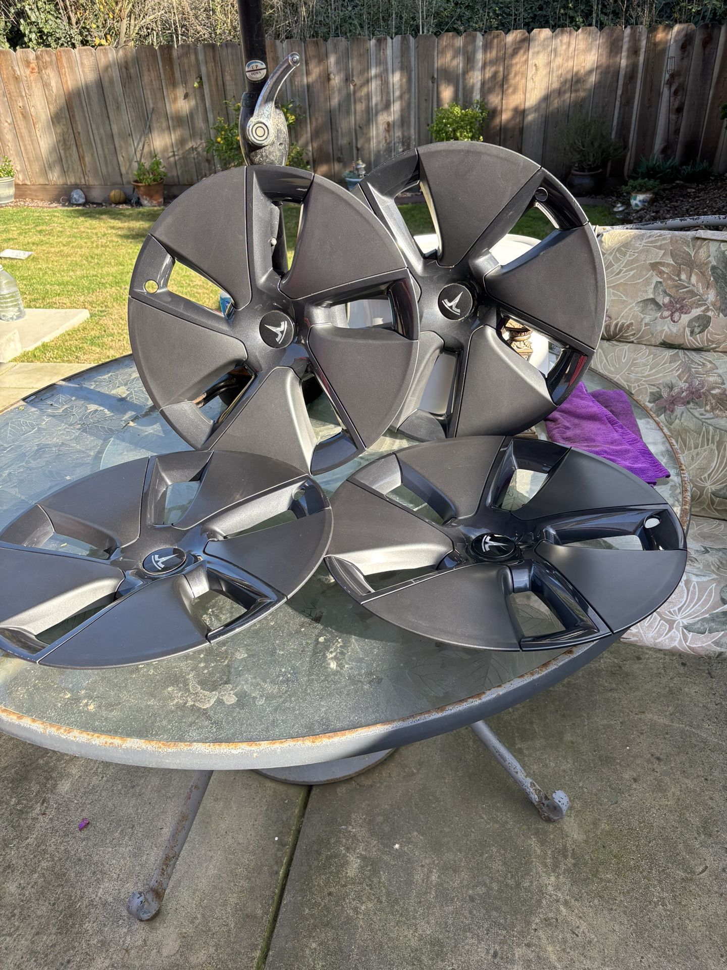 Model 3 Tesla Rim Covers