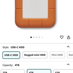 Rugged USB-c 4tb