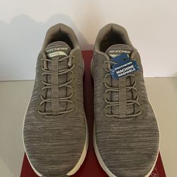 Skechers Arch Fit 2.0-Upperhand Slip-Ins Taupe Men size 9 Casual Shoes 232709 Extra Wide Fit