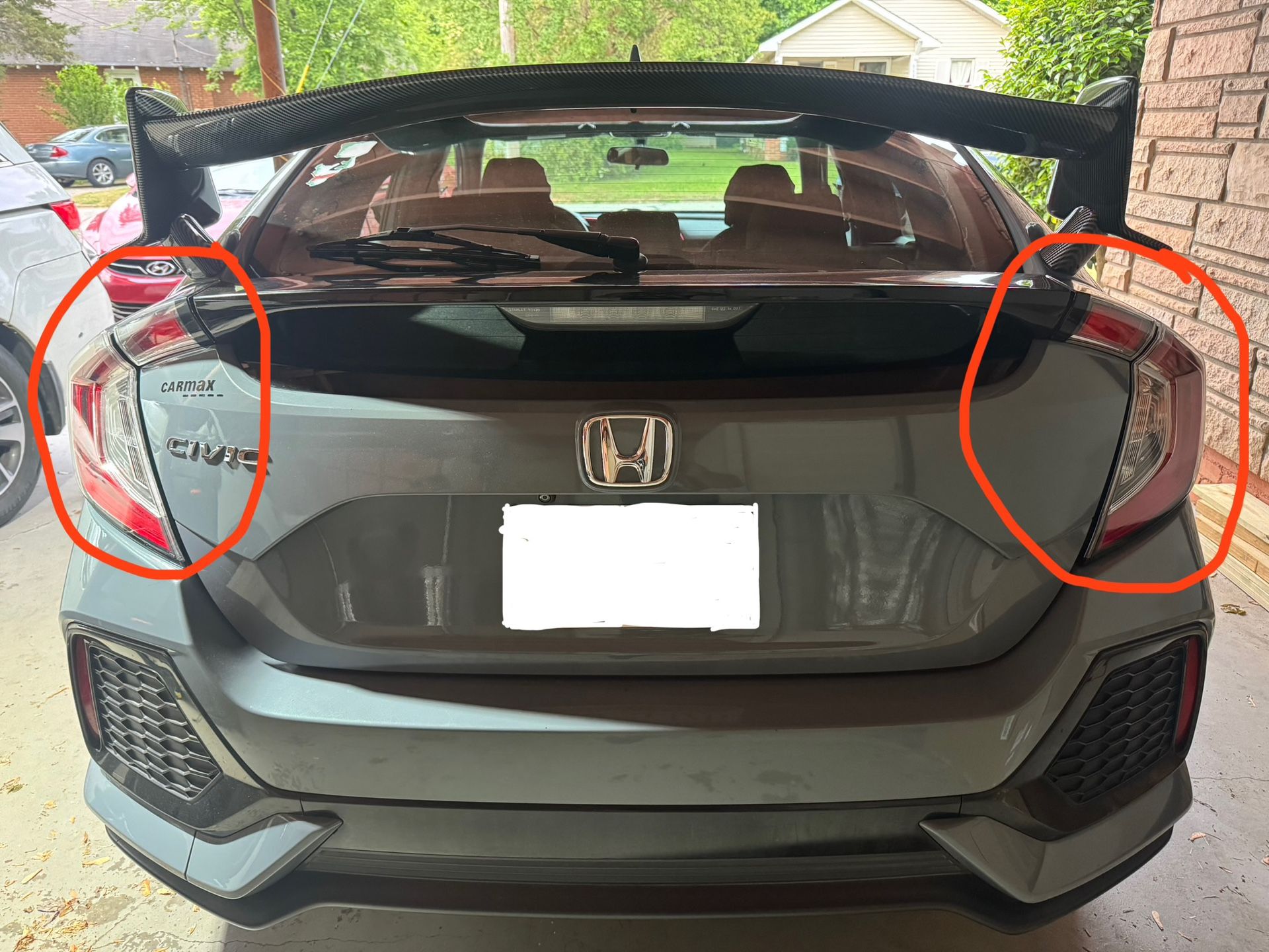 Honda Civic Hatchback 2018 Rear Lights