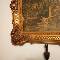 Vintage Decorative Art The Mill By Francios Boucher 