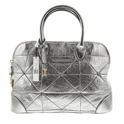 New Marc Jacobs Metallic Silver Satchel