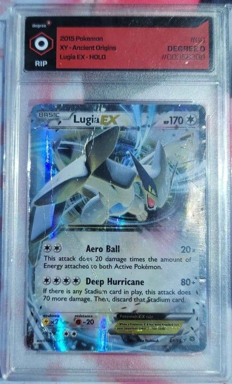 Degree 0 Lugia EX Pokemon Tcg