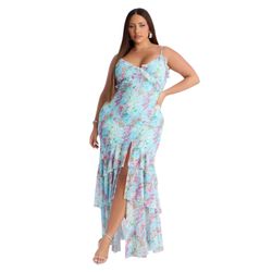 Size 2X Fashion Nova Maxi Dress