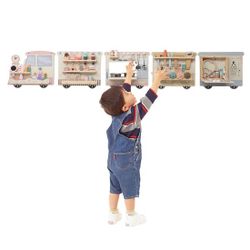 JOYMOR Train Activity Wall Busy Board Panels