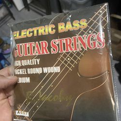 electric bass strings new  In original pack 