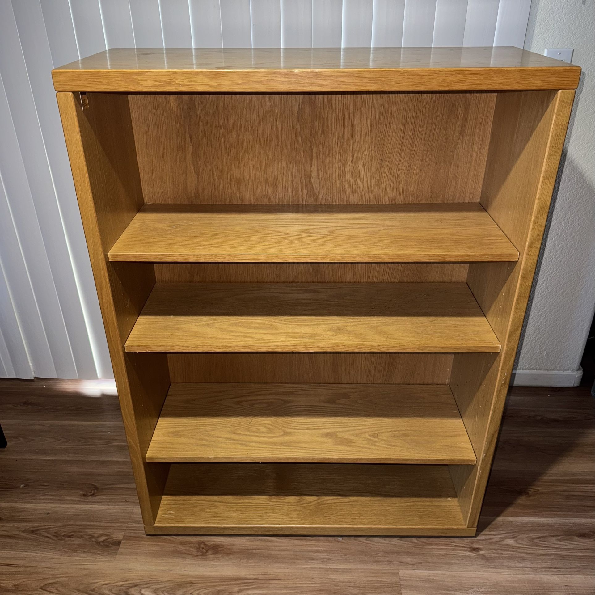Timeless Oak Bookshelf