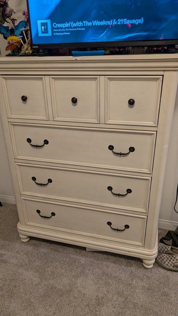 Tall Wood Dresser Great Shape