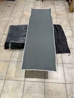 ABORON XXL Camping Cot for Adults, Oversized 78"×32" Folding Camping Bed, 900LBS Heavy Duty Outdoor Sleeping Cot with Mattress Pad, 1200D Oxford, Port