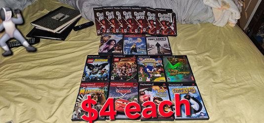 Sony PlayStation 2 ps2 games $4 each