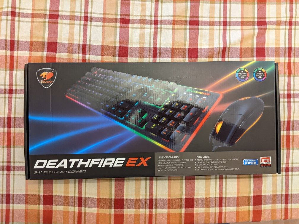 Cougar Deathfire EX Wired USB Keyboard & Mouse