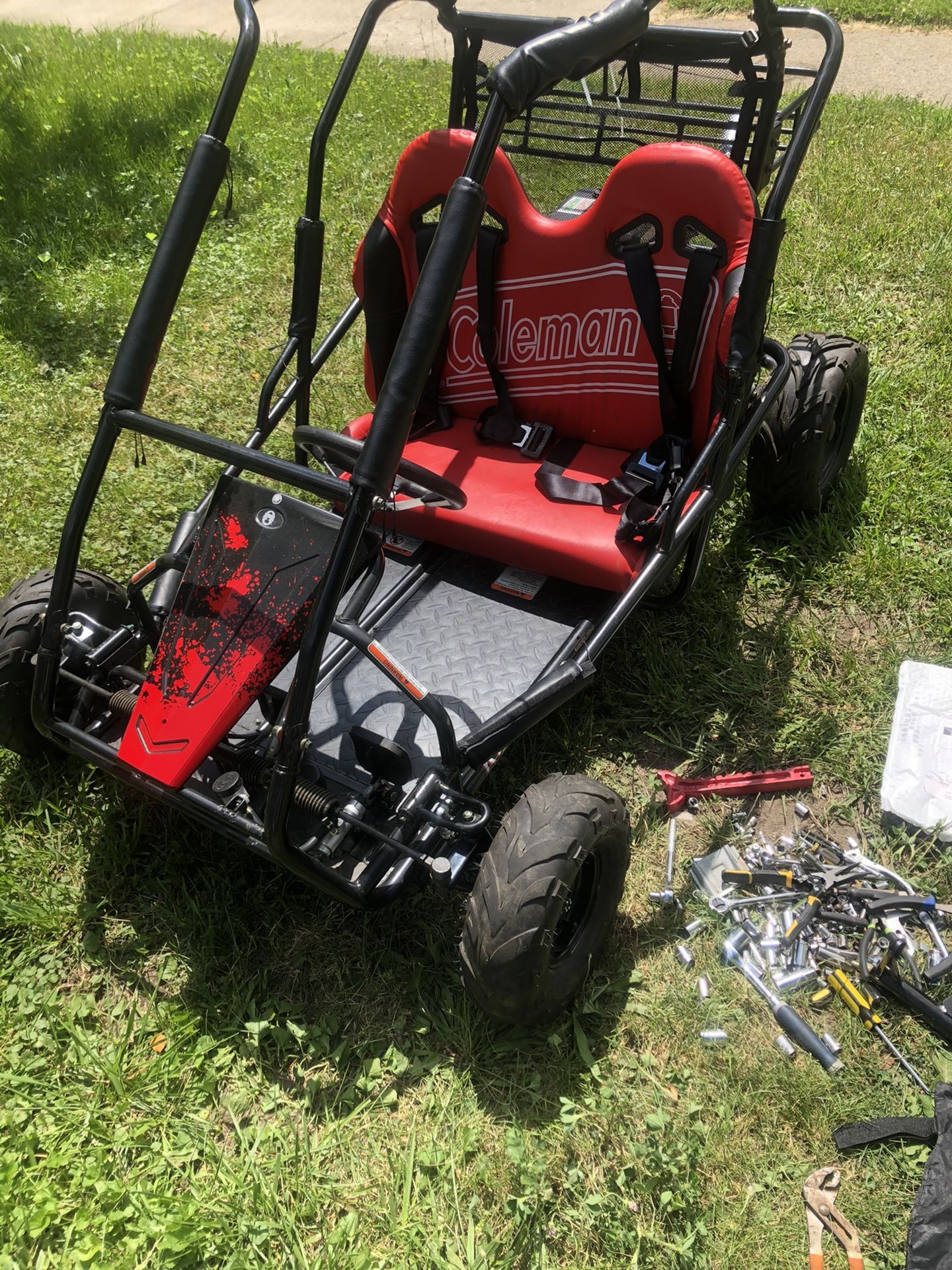 Coleman Kt196 Go Kart With Stage For Predator 212 Motor Brand New
